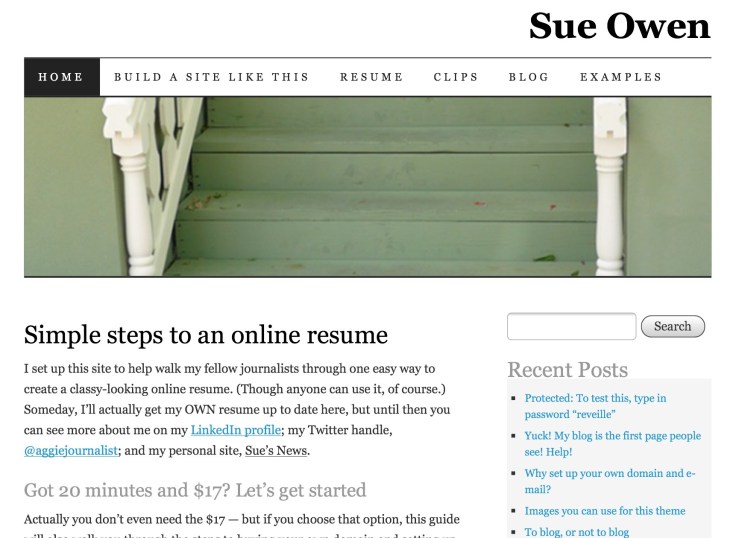 build free resume site